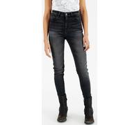 Rokker Tech High Waist Jeans de moto de dames, Gris foncé, Taille 30
