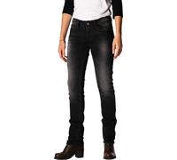 Rokker The Donna Black Jeans moto pour dames, noir, Taille 27