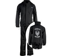 Rokker TRC Classic, Combinaison de pluie 2 pièces unisexe XXS Noir Noir