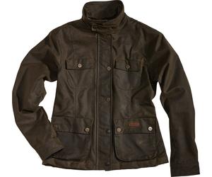 Rokker Wax Cotton Lady Jacket, Vert, Taille L