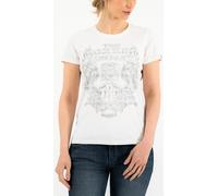 Rokker Wings Classic T-shirt femme, Blanc, Taille XS