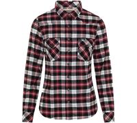 Rokkker Cleveland Chemise pour dames, Noir/Rouge/Blanc, Taille S