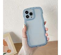 Rokmym Compatible avec Coque iPhone 11 Pro Max Crystal Transparent Coque Grande Bordure ondulée en Silicone TPU Souple Ultra Fin Cover Protection Bumper Anti-Choc Housse Étui pour iPhone 11 Pro Max