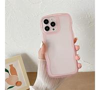 Rokmym Compatible avec Coque iPhone 12 Pro Max Crystal Transparent Coque Grande Bordure ondulée en Silicone TPU Souple Ultra Fin Cover Protection Bumper Anti-Choc Housse Étui pour iPhone 12 Pro Max