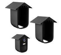 ROKOLOOM Housse de protection en silicone/étuis/cuir pour la caméra de sécurité eufy Security eufyCam 2C Cam et eufyCam 2C Pro, protection contre les rayons UV et la pluie (Noir)
