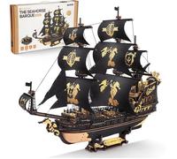 ROKR Maquettes de bateau en bois 3D MCB02 - Voilier mécanique à monter soi-même