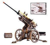 ROKR Maquettes en Bois 3D pour Adultes et Enfants - Puzzle 3D Modèle St-5 à Assembler et Lancer Mécaniquement Dynamique LQM01-142 Pièces - Contreplaqué de Bouleau