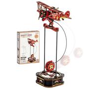 ROKR Puzzle 3D Bois Maquette en Bois a Construire Balancement gravitationnel Capitaine du Ciel,Cadeaux pour Adultes, Sky Captain MCD01