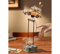 ROKR Puzzle 3D en Bois à Construire, Maquette Bois Adulte à Balancier, Jouet Créatif et Objet de Décoration, Idée Cadeau pour Adultes et Adolescents - MCD03 Aventurier de la Route