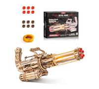 ROKR Puzzle 3D en Bois Maquette en Bois a Construire Jouets avec élastiques, Kits de Modèles Cadeaux pour Adultes, Kits de modèles à Canon Rotatif 412 pièces, LQA01