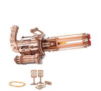 ROKR Puzzle 3D en Bois pour Adultes Maquette en Bois a Construire Modèle de Machine à Barillet Rotatif Décoration de Bureau LQA01