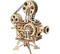 ROKR Puzzle 3D en bois Projecteur de film 'Vitascope' Kit de construction de modèles réduits