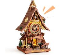ROKR Puzzle 3D Horloge Coucou LC901C Maquette en Bois Vintage