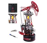 ROKR Puzzle 3D Modèle de Montage Mécanique, Maquette en Plastique, CGL03 | Métal a Construire Adulte, Cadeaux DIY à Thème Industriel, Oil Pump Jack