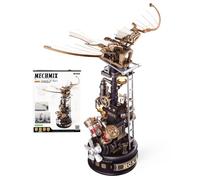 ROKR Puzzle 3D ornithoptère Modèle de Montage Mécanique, Ornithopter CGL02 | Maquette en Plastique Métal a Construire Adulte, Cadeaux DIY à Thème Industriel, Mechmix