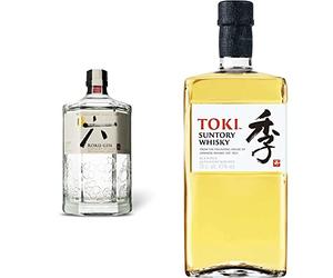 Roku Gin Craft Gin Japonais 43% - 70cl & Toki Blended, Suntory Whisky Japonais 43% - 70cl