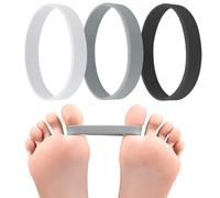 ROKZELT Orthese Hallux Valgus Correcteur Séparateur d'Orteil pour Homme et Femme, 3 Pièces, Protection pour Orteils Chevauchants, Bunion Corrector, Toe Spacer, Désalignement Pied