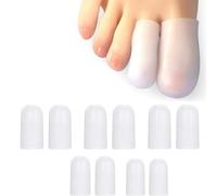 ROKZELT Protection Orteil Silicone 10 Pièces Protège Orteil Pour Ongle Incarné, Cors, Ampoules, Frottement, Tube Orteil Pour Gros Orteil, Pour Hommes Et Femmes