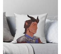 Rolan Baldur's Gate 3 Taie d'oreiller Polyester Lin Velours Créatif Fermeture Éclair Décorative Taie d'oreiller Canapé Housse de Coussin