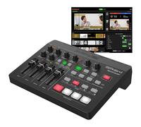 Roland AeroCaster Système de Streaming en Direct - Une puissante Solution de Production multicaméra avec Interface Audio et contrôleur physiques et appli complète pour iPad VRC-01 Noir