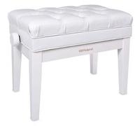 Roland Banc de Piano Couleur Blanc Poli Banquettes Clavier G