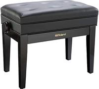 Roland Banc de Piano Finition Ébène Poli avec Assise Plastique rembourrée - RPB-400PE
