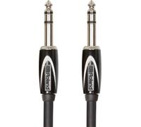 Roland Black Series Câble de connexion stéréo - fiche jack 6,3 mm TRS, longueur : 3m - RCC-10-TRTR