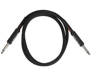 Roland Câble de pédale/patch gamme Black Connecteurs droits en jack 1/4 de pouce, 1 m - RIC-B3