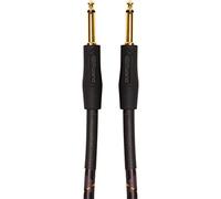 Roland Câble de Pédale/Patch gamme Gold - Connecteurs droits en jack 1/4 de pouce, 1 m - RIC-G3 Noir