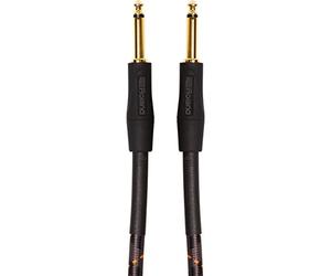 Roland Câble de pédale/patch gamme Gold Roland - Connecteurs droits en jack 1/4 de pouce, 3 m - RIC-G10 Noir
