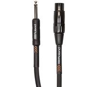 Roland Câble micro symétrique gamme Black Connecteurs XLR vers jack 1/4 de pouce, 3 m - RMC-B20-HIZ