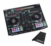 Roland Contrôleur DJ DJ-505 2 canaux 4 decks avec chiffon microfibre Keepdrum