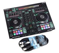 Roland Contrôleur DJ DJ-505 2 canaux avec câbles XLR Keepdrum