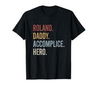Roland Daddy Complice Hero Style rétro Vintage T-Shirt