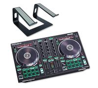Roland DJ-202 Contrôleur DJ USB 2 canaux 4 decks avec support pour ordinateur portable Keepdrum Noir
