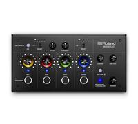Roland Double table de mixage de gaming BRIDGE CAST | Interface de streaming audio professionnel et table de mixage pour joueurs en ligne | DSP matériel 32 bits | Noire