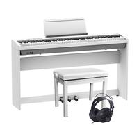 Roland FP-30X Paquet Blanc Complet (Support, Banc & Écouteurs)