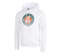 Roland Garros Big Logo Sweat à capuche Hommes - blanc XXL