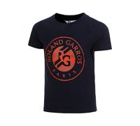 Roland Garros Big Logo T-shirt Enfants - bleu foncé 104