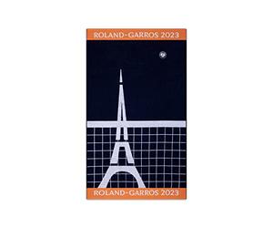 ROLAND GARROS - Draps De Plage Joueurs Édition 2023-100% Coton - Coloris Bleu Marine - 105 x 70 cm