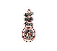 ROLAND-GARROS - Magnet Raquette de Tennis Grand Chelem - Accessoire Décoratif - Multicolore