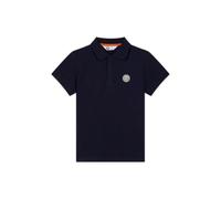 ROLAND GARROS - Polo Basique - Enfant - Garçon - 100% Coton - Bleu Marine - Taille 4-5 Ans