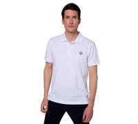 ROLAND GARROS - Polo Basique - Homme - 100% Coton - Confortable Et Respirant - Blanc - Taille L