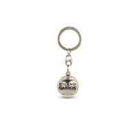 ROLAND GARROS - Porte-Clés - Métal - Balle de Tennis - Gris - Format Exclusif