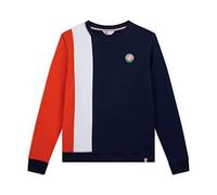 ROLAND GARROS Stripes, Sweat, Homme, Marine/Blanc et Terre battue, S