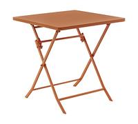 ROLAND GARROS - Table 2 Personnes - Greensboro - Coloris Terre Battue - 70 x 70 x 71 cm