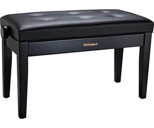 Roland Inconnu Banc de Piano Taille Duo Finition Noir satiné avec Assise Plastique - RPB-D300BK