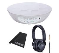 Roland MD-10 Handpan Mood-Pan numérique avec casque RH-5 et chiffon en microfibre Keepdrum