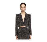Roland Mouret - Veste Courte Noire avec Cristaux - Femme - Vestes - Noir - Taille: 36 FR