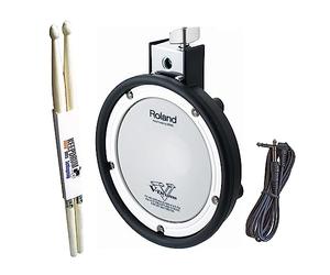 Roland PDX-6 V-Drum Pad Meash-Head Pad pour batterie électronique 8" + baguettes Keepdrum